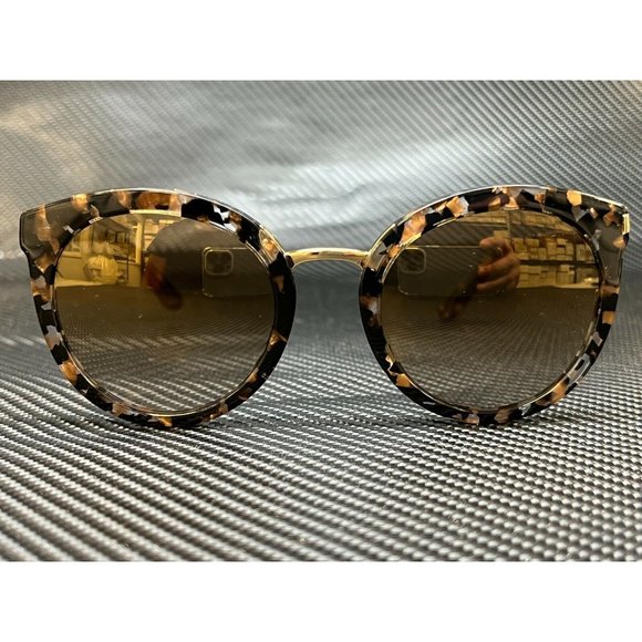 Dolce & Gabbana 52mm Black Round Sunglasses